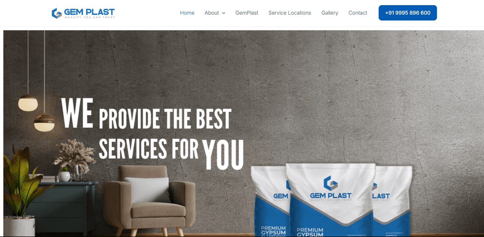 Gem Plast Gypsum Plaster Project